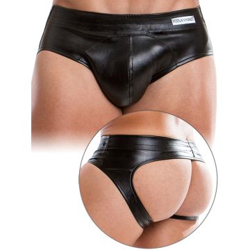 Leather Bottomless - noir