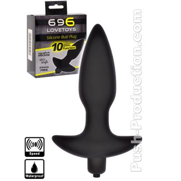 696 Lovetoys - 10 Function Silicone Butt Plug