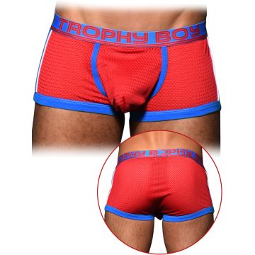 Boxer Trophy Boy Mesh - Rouge