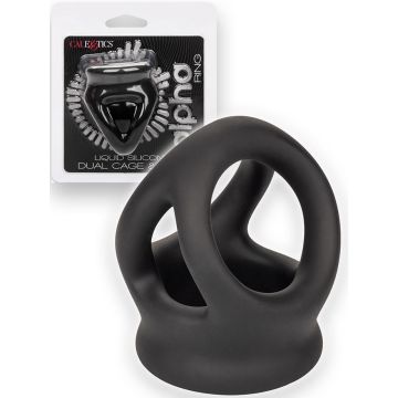 Alpha Liquid Silicone Dual Cage Ring