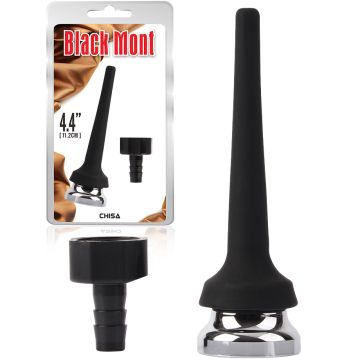 Black Mont - Tapered Silicone Enema Attachment