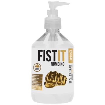 FistIt Lubrifiant Numbing Water Based 500 ml - Pompe