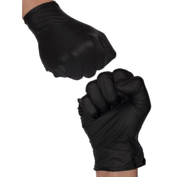 Pack de 10 gants en latex noir