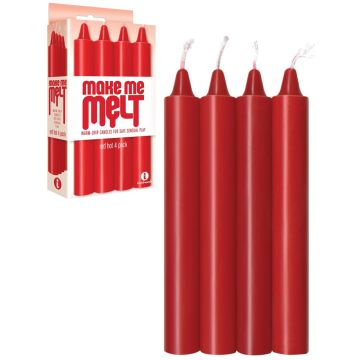 Make Me Melt - Bougies Warm Drip - Rouge