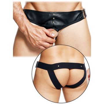 DNGEON Jockstrap Cockring - Noir