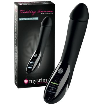 Mystim Tickling Truman E-Stim Vibe - Black Edition