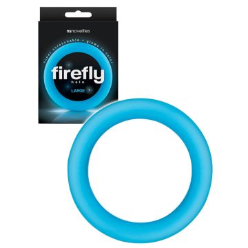 Firefly - Glow in the Dark Cockring Bleu - Large