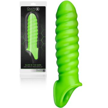 OUCH! Glow in the Dark - Penis Sleeve Swirl Stretchy