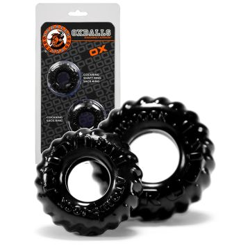 Oxballs Truckt Cockrings Double Set Noir