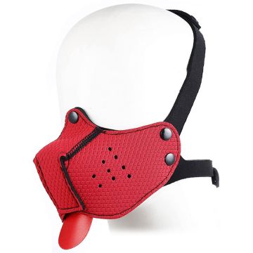 Puppy Play Neoprene Muzzle - Rouge