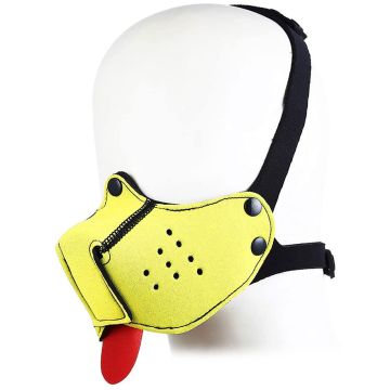 Puppy Play Neoprene Muzzle - Jaune