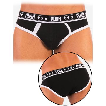 Push - Slip Premium Cotton - Noir / blanc