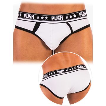 Push - Slip Premium Cotton - Blanc / noir