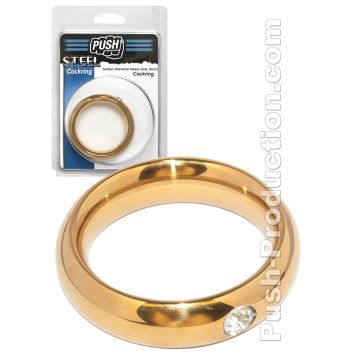 Push Steel - Golden Diamond Heavy Duty Donut Cockring