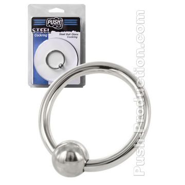 Push Steel - Steel Ball Glans Cockring