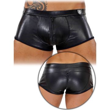 Boxer Fetish Full Zip - Noir