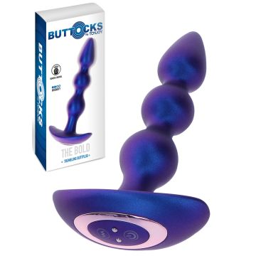 The Bold Beaded Vibrating Anal Plug